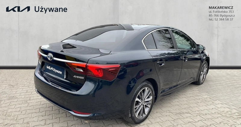 Toyota Avensis cena 54900 przebieg: 151500, rok produkcji 2015 z Bydgoszcz małe 667
